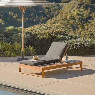 Toro 80.5" Chaise Lounge - Dravite Black