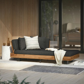 Lubek 69.25" Low Right Chaise Lounge - Slate Gray
