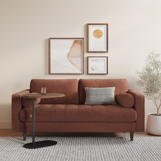 Sven 72" Tufted Loveseat - Ratine Oxide